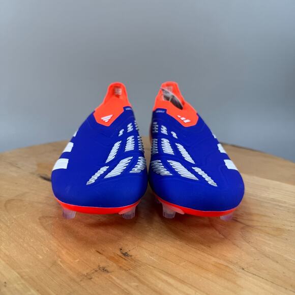 Mens 7 / Womens 8 Adidas Predator Elite LL AG Soccer Cleats Laceless Lucid Blue - Picture 2 of 9